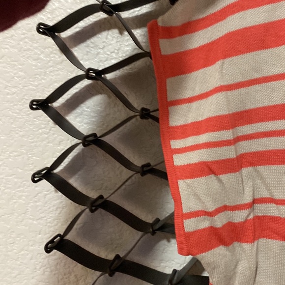 Coldwater silk cotton striped top, NWT, sz XL - Picture 5 of 5